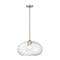 Z-Lite Chloe 1 Light Pendant, Brushed Nickel & Clear 490P14-BN - alternate 1